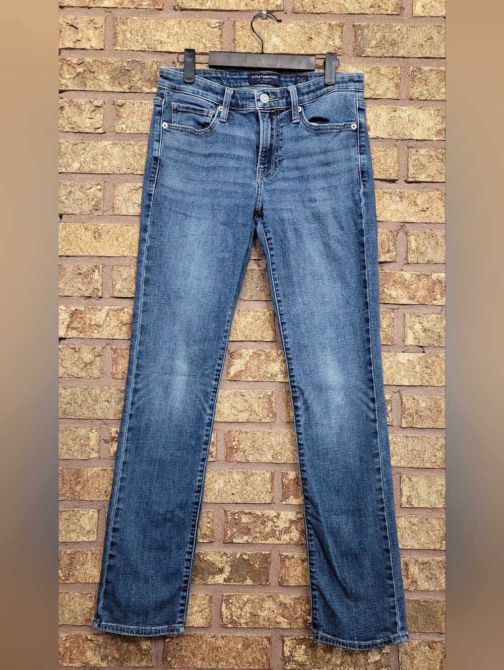 Lucky Brand Sweet Straight Denim Jeans Size 27 Cotton Blend Stretch Fall Casual